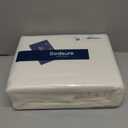 Bedsure 100% Washed Cotton Duvet Cover Cal King - Natural White Minimalist Cotton Duvet Cover Linen Like Textured - GentleSoft Plain Simple Bedding, Natural White, California King, 104"x98" (01 - Natural White (No Comforter))