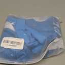 ZAFUL Women Plunging One Piece Swimsuit Backless Cross Tie High Cut Thong One-Piece Bathing Suit 3-Blue XL