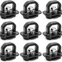 X4XZ DZ97903 Truck Bed Side Wall Tie Down Anchors, Bed Cargo Hooks for 2007-2024 Chevy Silverado 1500 2500 3500 Chevy Colorado IGMC Sierra 1500 2500 3500 I GMC Canyon 9PCS