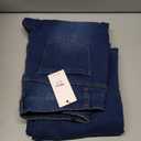 AMRSPENG Women's Fleece Lined Jeans Women Straight Leg Jeans Winter High Waisted Fleece Lined Denim Pants (12, #2_dark Blue)