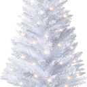 Mr. Pen Small Christmas Tree with 70 LED Lights, 4ft Prelit Artificial Indoor Tree