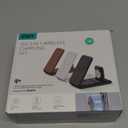 ESR 3 in 1 Charging Station for Apple, Certified Apple Watch Charger, 15W MagSafe Charger Stand for iPhone, Travel Charger for iPhone 17/16/15/14/13, Watch, AirPods,Black