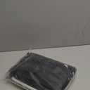 JUNGYOON Heavy-Duty Insulated Grocery Bags & Insulated Bag  Collapsible Cooler Bag with Zippered Top (15''x10''x10'', 1 Pack-Black-25L)