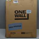 18x24 Floating Frame, Black Wood Double Glass Float Picture Frame