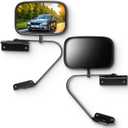 SCITOO Side View Mirrors fit for 1980-1996 For Ford For F-150 For F-250 For F-350 F450 Ranger Bronco Explorer Truck Pickup Towing Mirrors Manual Fold adjustment Pair Mirror FO1321106-D42