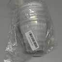 4 Inch Clear Orchid Pots with Holes and Saucers for Repotting, Pack of 4, Small Plastic Orchid Planters Provide Good Air Circulation, Nursery Pots for Succulents, Herbs, Aloes, Mint