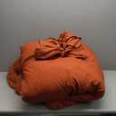Burnt Orange King Size Comforter Set 3Pcs Terracotta Bedding Comforter Sets Rust Comforter King Caramel Comforter Sets King