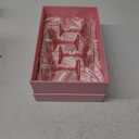 GLASSIQUE CADEAU Vintage Art Deco Blush Pink Coupe Glasses with Gold Rims | Set of 4 | 7 oz Crystal Ribbed Cocktail Glassware for Drinking Champagne, Martini, Cosmopolitan | Girly Speakeasy Saucers