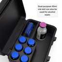 10ml and 30ml Vial Case - Travel Case with Space for Syringes and Skin Prep Wipes - Fits Six 10ml Vials and One 30ml Vial