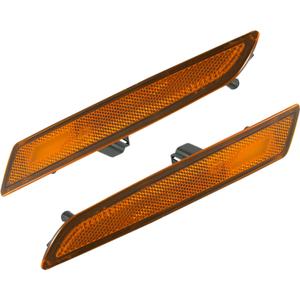 Pair Signal Marker LED Lights Amber Hood Lamp Fit for Volvo VNL/VNR 2018-UP Left Driver & Right Passenger Side 23760339 23760347