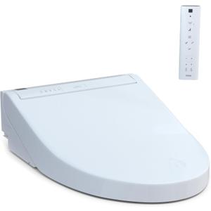 TOTO WASHLET C5 Electronic Bidet Toilet Seat with PREMIST and EWATER+ Wand Cleaning, Elongated, Cotton White - SW3084#01
