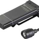 Streamlight 61125 ClipMate 70-Lumen 500-Candela Rechargeable Hands-Free Clip-On Light with White and Red LEDs, Black, One Size