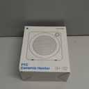 Gaiatop Mini Space Heater, Lightweight PTC Ceramic Fast Heating 500W Energy Efficient for Indoor Use, Overheating & 45 Tip-Over Protection, Portable Desk Electric Heaters for Office Home Black