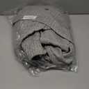 Waffle Weave Shower Curtain - Light Grey Cotton Fabric Texture Heavyweight Shower Curtains for Bathroom,Washable,72Wx72L