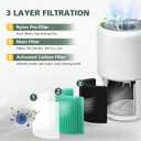 Core 300 Toxin Absorber Replacement Filter for LEVOIT Core300-P Core 300 VortexAir Air Purifier, 3-in-1 Activated Carbon, Core 300-RF-TX, 2 Pack, Green