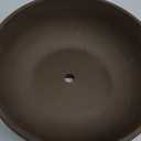 UPKOCH Ceramic Succulent Plant Pots Large Round Planter Bowl with Drainage and Wood Tray for Plants