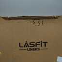 LASFIT Floor Mats for Ford F-150 2021-2026 | F150 Lightning 2022-2025 SuperCrew (Rear w/Fold Flat Storage) Carpet Floor All Weather Car Liners TPE Truck Mats - 1st and 2nd Row, 3pcs Black