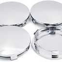 Rhinotuning 83mm(3.27in)/76.4mm(3in) Chrome Silver ABS Car Wheel Center Hub Caps Replace #88963143#9595891#9595759#9596403#19333200 Suburban 2001-2017 4pcs