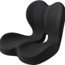 Ergonomic Lab-Designed Memory Foam Seat Cushion for Office Chair, Car Seat for Driving, Truck Seat, Driver Seat, Sciatica, Tailbone & Coccyx Pain Relief, Lumbar and Lower Back SupportBlack