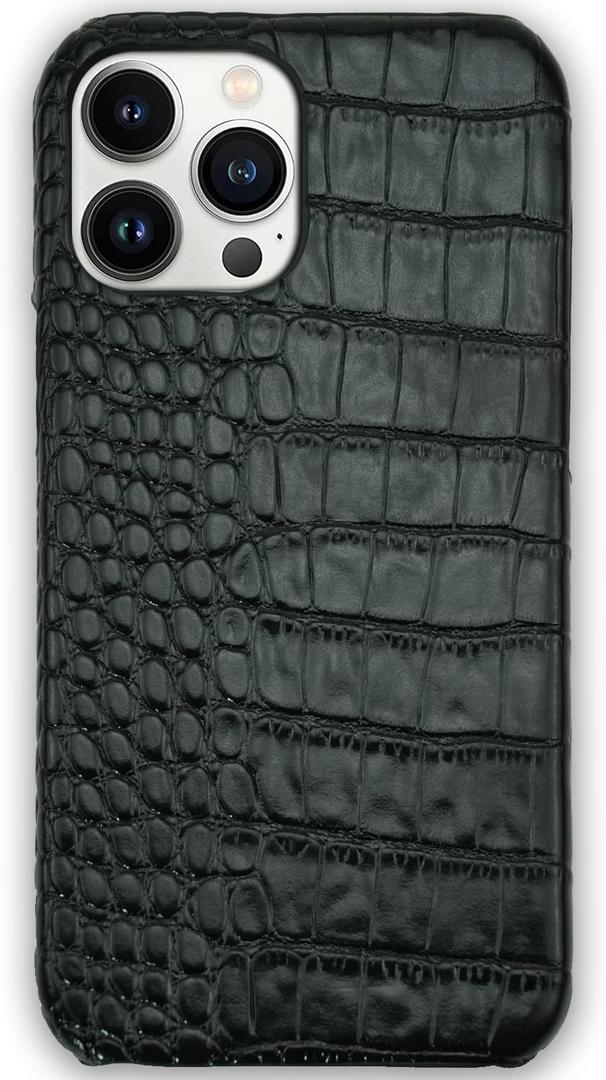 iPhone 14 Case Leather Classic Retro Pattern Cover Soft TPU Slim Shockproof Phone Cases Designer Leather Case for iPhone 14 Case Fashion Luxury Elegant Black