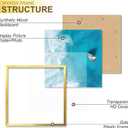 Gold 24x24 Picture Frame Lightweight yet Durable Frame Wall Hanging