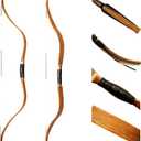 AF Archery Tatar Recurve Bow, 54" Traditional Laminated Horse Bow for Mounted Archery and Precision Shooting Longbow Left Right Hand, 45lbs