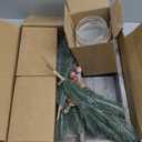 Christmas Centerpieces for Tables, Table Decor with Mason Jar, Flowers Picks, Farmhouse Wood Tray, 23 Pcs Christmas Winter Table Decorations Centerpieces, Xmas Holiday, Kitchen, Dining Decor