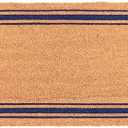 KAF Home New Coir Doormat, Heavy-Duty, Weather Resistant, Non-Slip PVC Backing, Indoor and Outdoor Use, Blue