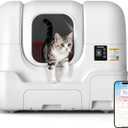 PLT01 Automatic Cat Litter Box, Self Cleaning Litter Box with Auto Sand Refilling, Auto Packing & Sealing, One‑Click Cleaning, Deodorization, APP Control, Radar Weight & TOF Safety Sensor