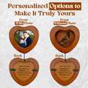 Memorial Wind Chimes for Outside, Personalized Sympathy Gift for Loss of Loved One, 32 Inch Memorial Wind Chimes for Mother Father Brother Sister (Cardinal)