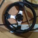 Boat Steering System, 16ft Cable Outboard Steering Kit 3/4" Standard Tapered Shaft, Boat Steering Control Cable for Yachts