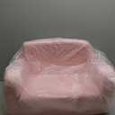 Kids Chair Comfy Toddler, Soft Baby Chair for Boys & Girls, Portable Toddler Reading Armchair with Removable Washable Sherpa Cover, Pink