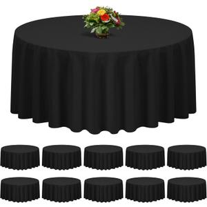 6 Pack Black Tablecloth Polyester Table Cloth for Rectangle Tables, Wrinkle Resistant Washable Decorative Fabric Table Covers for Wedding Party Banquet Buffet and Camping
Wrinkle Resistant, Washable Polyester Fabric, Rectangular Table Cloth for Weddi