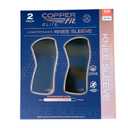 Copper Fit Elite Knee Compression Sleeve Knee Brace 2-Pack, Black (Small/Medium 12"-16")