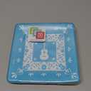 Assorted Colors Viva la Party Square Dessert Plates - 7" (Pack of 20) - Sturdy & Festive Design Party Essential, Perfect for Any Celebration