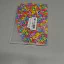 500+ Pieces 9x12mm Big Large Alphabet Letter Beads A-Z Mixed Plastic Shape Loose Beads for Jewelry Making Bracelets Necklaces Key Chains (Colorful)