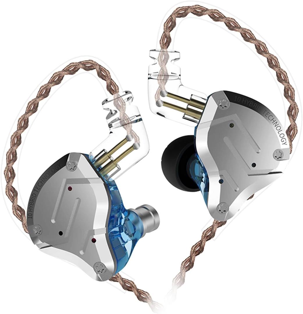 KZ ZS10 Pro 4BA+1DD in Ear Monitor Earphone 5 Driver HiFi Metal Earbuds Headphone Noise Cancelling IEM Earphone