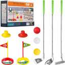 Liberry Kids Golf Clubs for 3 4 5 6 Years Old, Retractable Toddler Golf Set with Storage Bag, Outdoor Indoor Sports Toy for Boys Girls Birthday Gifts