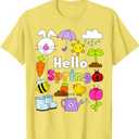 Hello Spring and Easter Day 2026 Bunny Hello Spring Toddler T-Shirt, 2T