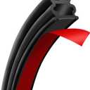 52.5Ft Car Door Seal Strip Car Weather Stripping Double Layer Shape Self Adhesive Rubber Auto Door Soundproofing Weatherstrip for Car Door,Truck, SUV