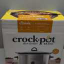 Crock-Pot 7 Quart Oval Manual Slow Cooker, Stainless Steel (SCV700-S-BR), Versatile Cookware for Large Families or Entertaining