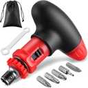 Multi Bit Ratchet Snowboard Screwdriver for Adjusting Bindings, Snowboard Multitool, Compact and Pocket Friendly