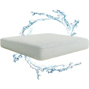 Shower Seat Cushion,Thickened Shower Chair Cushion 4D Air Fiber Material,Machine Washable and Fast Drying Suitable for Shower Seats Bathtub Baths, Poolside ScenesLight Gray