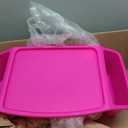 Mind Reader Kids Lap Desk, Activity Tray, Drawing, Stackable, Classroom, Portable, Plastic, 22.25" L x 10.75" W x 8.5" H, Pink