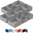 For NEATERIZE Drawer Organizer - [Set Of 12] - Closet Organizer and Storage Baskets|