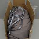 Heated Blanket Twin Size, Faux Fur Cozy Heating Blanket with Overheat Protection, 1/2/4/6/8 Hours Auto-Off 10 Heat Level, Machine Washable (62x84 Inches, Darkgrey)