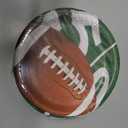Creative Converting 331932 Football Party Dessert Plates Brown