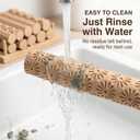 Hokkieam Clay Texture Rollers | 10-Pack Polymer Clay Texture Roller Set for Pottery & Crafting