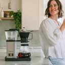 SimplyGoodCoffee THE BREWER - Plastic-Free. Coffee Maker/Coffee Machine. 8 Cup Automatic Drip Pour Over Coffee Brewer. Brewer Free of Plastic, Gold Cup Standard. Black/Stainless Steel