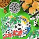 2026 World Soccer Party Plates and Napkins Set of 40-20 Count 9 Inch Soccer Ball Paper Plates & 20 Napkins | Father's Day Soccer Party Decorations and Supplies for Birthday